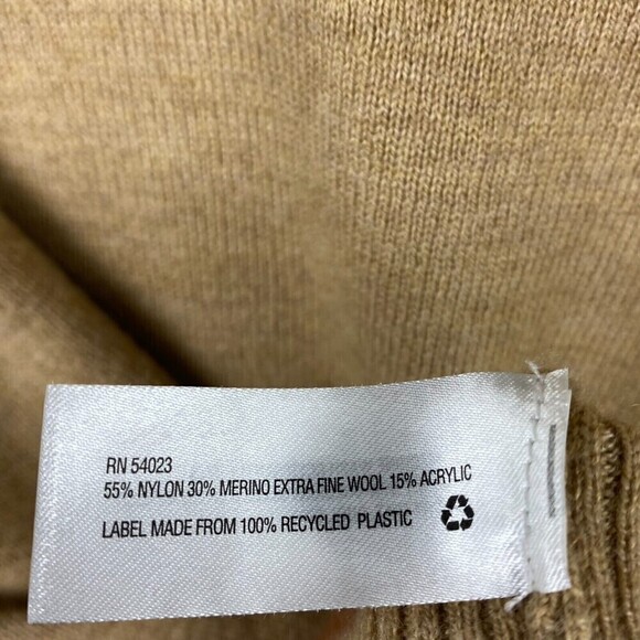 Gap Merino Wool Sweater Womens Small Brown V-neck Lightweight Casual Pullover - Picture 7 of 8